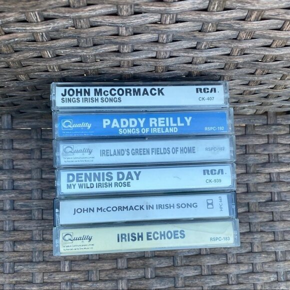 CASSETTE Tape Lot 6 Ireland Irish Echoes Dennis Day John McCormack Paddy Reilly - Picture 6 of 6